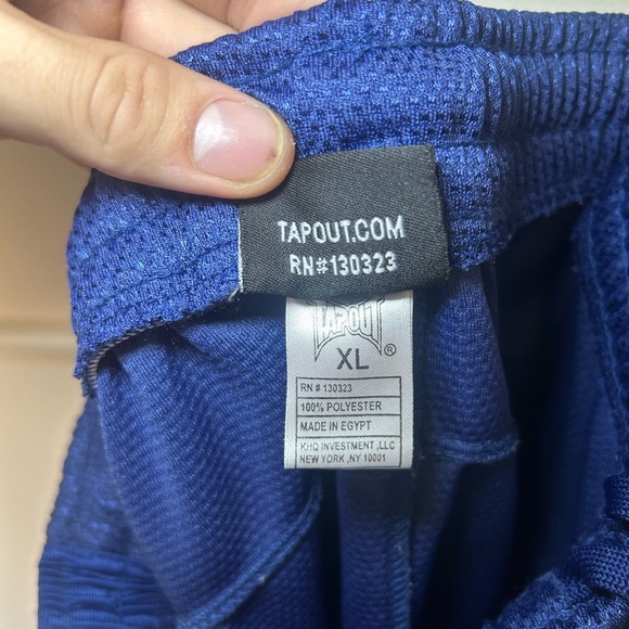 Tapout Men's Navy and Red Athletic Shorts - Picture 4 of 9